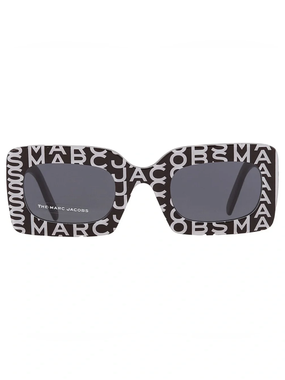 NWT MARC JACOBS Monogram Grey Square Ladies Sunglasses [Authentic] — One Size